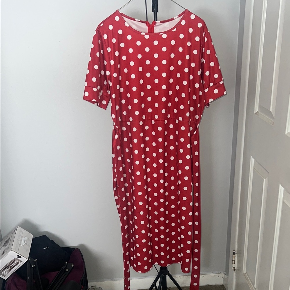 Red Polka Dot Dress